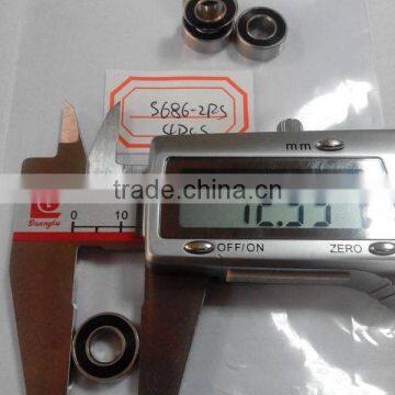 Miniature Stainless Steel Bearing 686 Deep Groove Ball Bearings S686 2RS photo-4