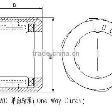 EWC;1WC Series Miniature Needle Bearing photo-4