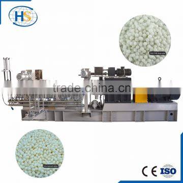 Co-rotating Parallel Twin Screw Carbon Black Masterbatch Making Machine/Pet/PC/PBT/PE Bottle Flake Recycle Extruder photo-5