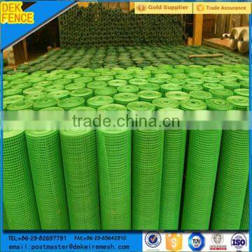 Plastic coated welded wire mash