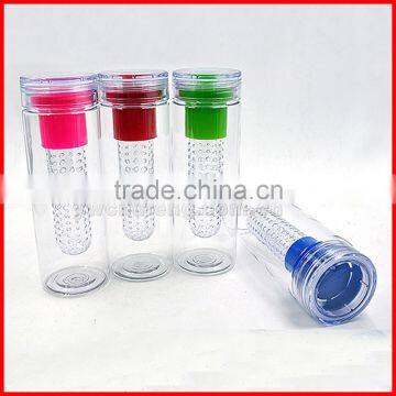 Tritan Sport Water Bottle Plastic New Fruit Infusion Water Bottle BPA Free 750ML photo-3