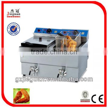 Fryer/Stainless Steel Electric Fryer in Guangzhou(2-Basket)(DF-12L-2)