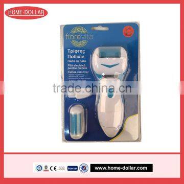 Foot Care Tool Feet Dead Skin Removal Battery Operated Foot Exfoliator Heel Callus Remover Pedicure Device with retail box