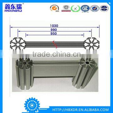 OEM aluminum profiles extruded for removable wall partitions