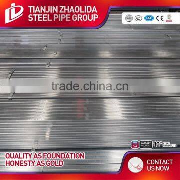 ASTM A795 Hot Drawned Building Material Galvanized Square From Tianjin Manufacture photo-3