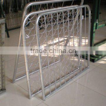 galvanized steel farm fence gate