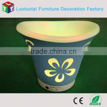 Rechargeable Battery Opertaed Luminouse Led Light up Ice Bucket photo-2