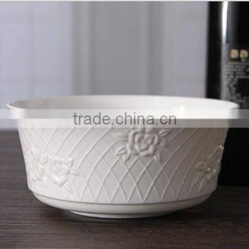 6 inch Porcelain Cereal,Pasta,Salad Bowls, round shaped, new bone white