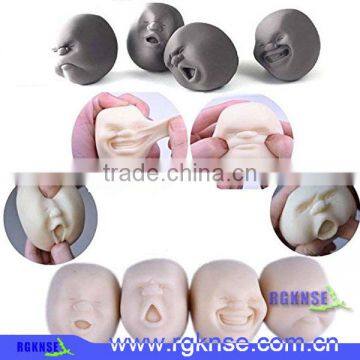 2017 New Design Soft Material Human Face Stress Ball for Release Stress photo-4