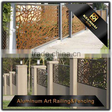 Perporated Stainless Steel Laser Cut Decorative Outdoor Metal Garden Screens