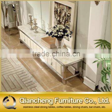 High Brightness Stainless Steel tv Stand 920# photo-2