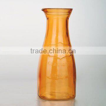 0.5L Color Painted Glass Milk Bottle, Water Carafe photo-4