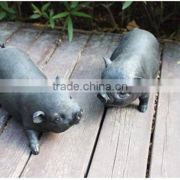 Wholesale Animal Garden Statue Resin Wild Boar Sculpture photo-5