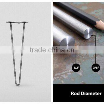 Best Selling 3 Legs Modern Cast Iron Table Base Hairpin Table Legs With 16 Inches photo-5