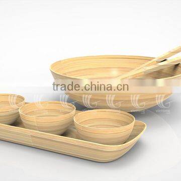 Hot Trend for Salad Bowls, Clear Bamboo Salad Bowl photo-2