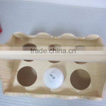 Lightweight Handmade Wooden Wine Bottle Holder Basket Wholesale photo-4