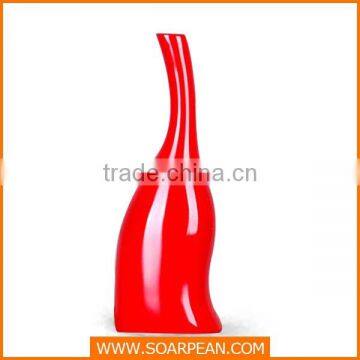 Exquisite Modern Fiberglass Glossy Flower Vase photo-2