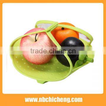 Silicone Food Thawing Filter, Vegetable Fruit Wash Drainage Grid, Silicone Grid Basket photo-2