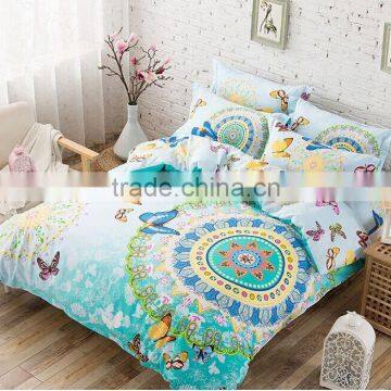 Peter Pan Style Boys Bedding, Ocean Blue Prince Bedding of Sun and Flowers BF11-05143d