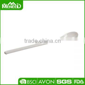 Hotel Used Long Handle Plain White Candy Custom Spoon
