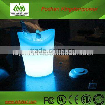 Rechargeable Battery Plastic Illuminated LED Wireless Ice Bucket