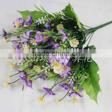 Cheap Artificial Wildflower Bouquet Decorative Landscaping Lilac Wildflower Bouquet Foshan Factory photo-2