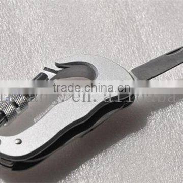 Special Gift for Men Silver Portable Multifunction Stainless Carabiner Bulk photo-3