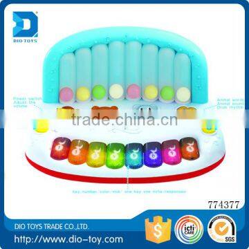 hot Cheap Funny Colorful Electric Educational Baby Musical Piano Toy With Light