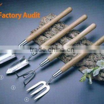 Garden Hand tools, stainless hand tools, Middle-length handle tools set