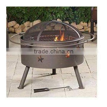 Outdoor fireplace with bbq grill 182b