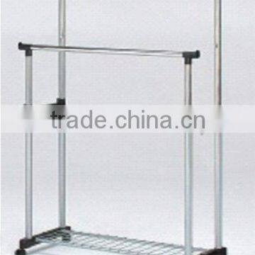 High Quality Movable Metal Rotating Clothes Rack photo-3