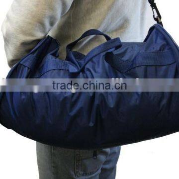 Navy Blue 420D Polyester Expandable Carry-on Duffel Bag photo-5