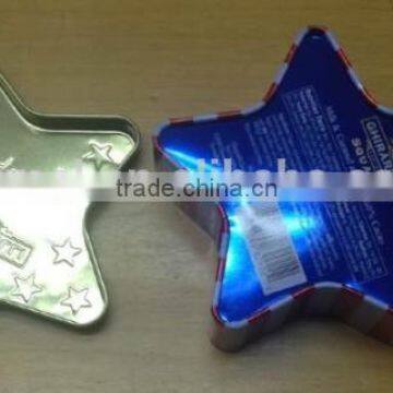 Star Tin, Star Shaped Tin Box photo-3