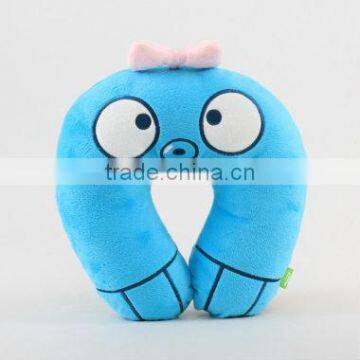 pig shape and pig print pillow
