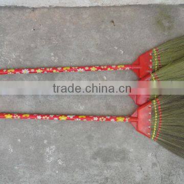 Short Wooden Handles Grass Broom photo-4