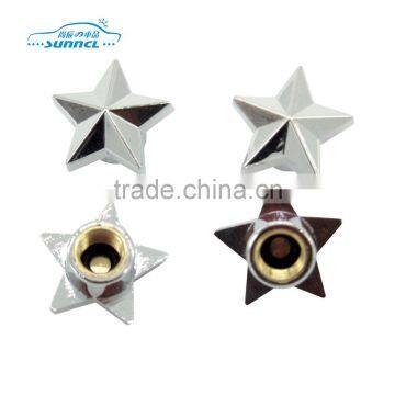 Aluminium Alloy Tire Valve Caps With Lock , Plastic Tire Vale Cap , 4PCS / SET photo-5