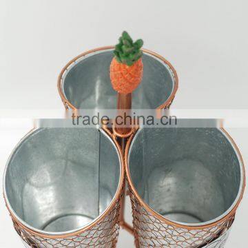 Daily Life Style Storage Can Gabage Stake Kitchen Tool Metal Cutlery Holder photo-6