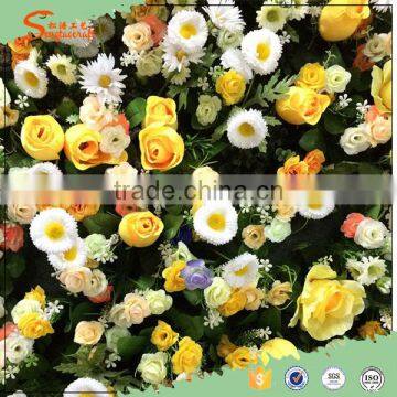 Wedding Artificial Flower Wall Silk Flower Wall Decoration photo-4