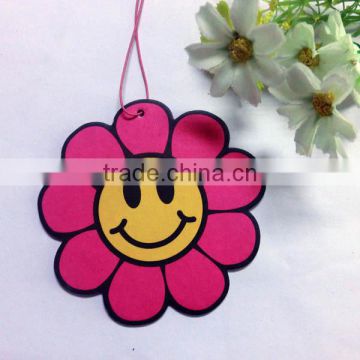 Customized Smell Flower Shape Car Air Freshener