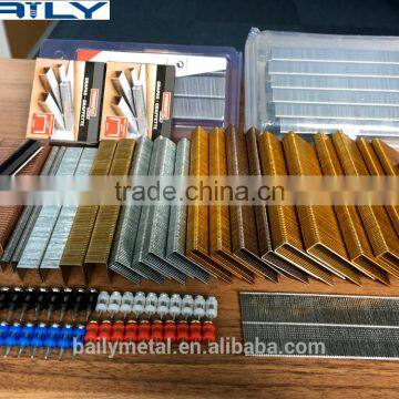 High Quality 21ga 98 LNDUSTRIAL NAILS SERIES STAPLES, Crown:7.90mm From Factory photo-5