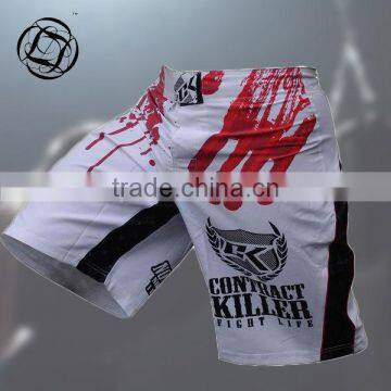 Dery new custom sublimation mma shorts with high quality 4 way stretch material