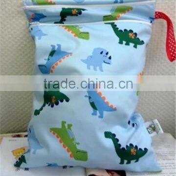 More Plain Or Printed Patterns Reusable and Washable Minky Cloth Diaper Bag