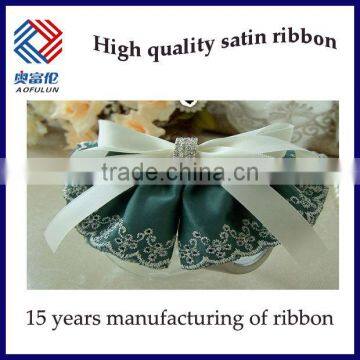 Factory Supplier Popular Polyester Satin Ribbon for Kids Hair Bows photo-2