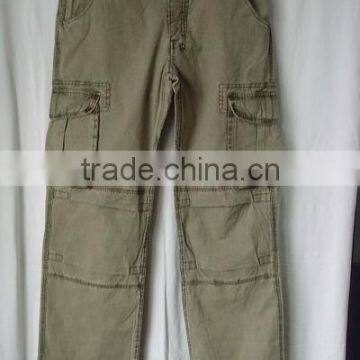 men's 100% cotton canvas pants