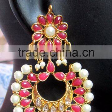 Gold Plated DANGLER Earrings photo-3