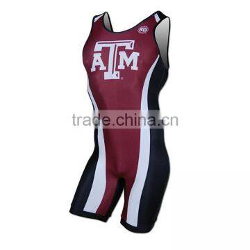 Dry Fit Breathable Wrestling Singlets Could Plus Size photo-2