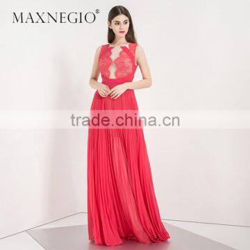 2017 Garment Factory New Arrived High Fashion Design Layered Lace Dress Woman Evening Dress photo-2