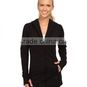 OEM Service is Provide Women 2/3 Botton Coat Fleece Fabric With Two Side Pocket Made in China photo-6