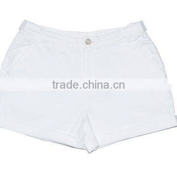 New Hot Fashion Solid White Shorts Women/High Waist Lady Summer Women Shorts photo-3
