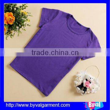 China Supply Round Neck Kids Top Quality Cotton Shirt photo-3